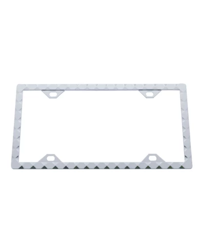 (CARD) CHROME DIAMOND LICENSE FRAME (CARD) CHROME DIAMOND LICENSE FRAME