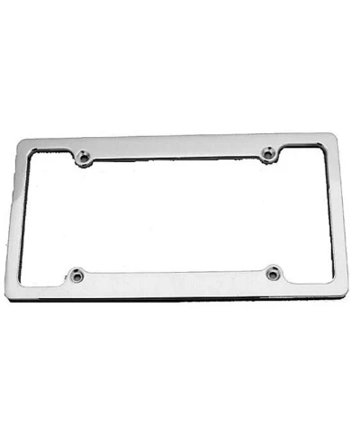 (CARD) ALUMINUM PLAIN BRUSHED FINISH BILLET LICENSE FRAME (CARD) ALUMINUM PLAIN BRUSHED FINISH BILLET LICENSE FRAME