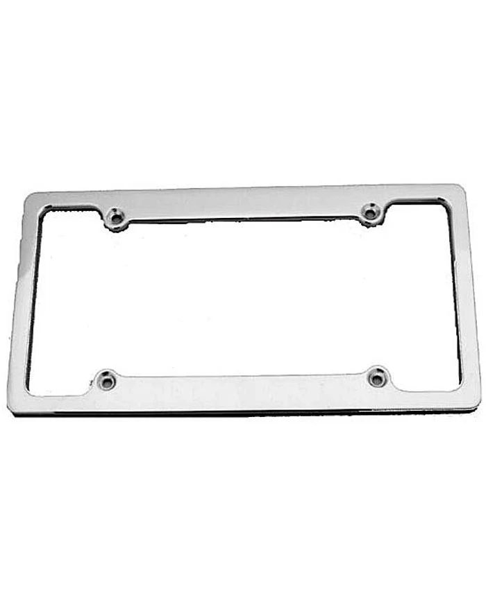 (CARD) ALUMINUM PLAIN BRUSHED FINISH BILLET LICENSE FRAME (CARD) ALUMINUM PLAIN BRUSHED FINISH BILLET LICENSE FRAME
