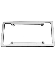(CARD) ALUMINUM PLAIN BRUSHED FINISH BILLET LICENSE FRAME (CARD) ALUMINUM PLAIN BRUSHED FINISH BILLET LICENSE FRAME
