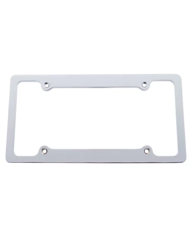 (CARD) ALUMINUM CHROME POLISHED FINISH BILLET LICENSE FRAME (CARD) ALUMINUM CHROME POLISHED FINISH BILLET LICENSE FRAME