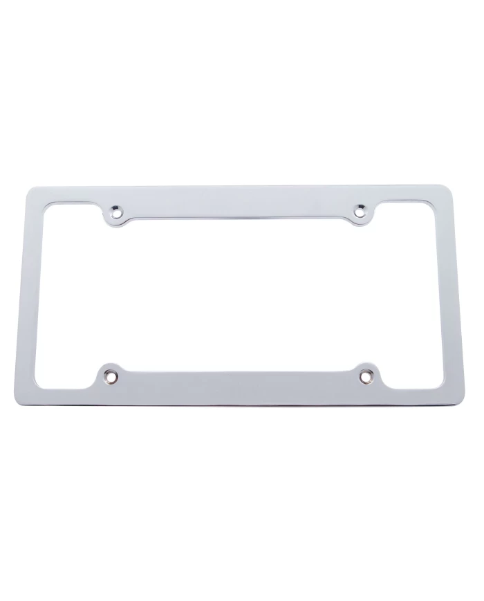(CARD) ALUMINUM CHROME POLISHED FINISH BILLET LICENSE FRAME (CARD) ALUMINUM CHROME POLISHED FINISH BILLET LICENSE FRAME