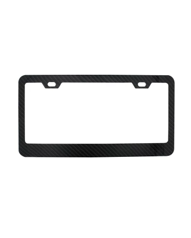 (CARD) CARBON FIBER STYLE WIDE BOTTOM LICENSE FRAME (CARD) CARBON FIBER STYLE WIDE BOTTOM LICENSE FRAME