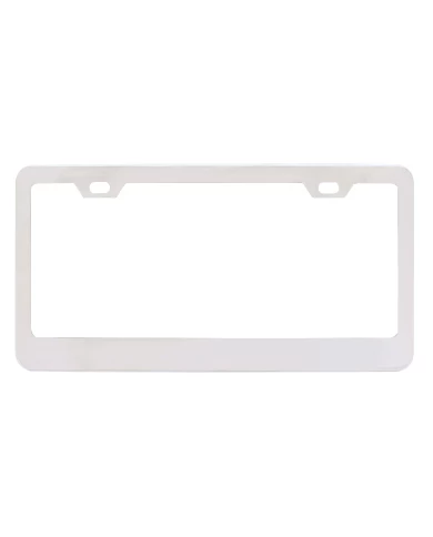 (BULK) CHROME WIDE BOTTOM 2 HOLE LICENSE PLATE FRAME (BULK) CHROME WIDE BOTTOM 2 HOLE LICENSE PLATE FRAME