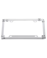 (CARD) CHROME DESIGNER LICENSE FRAME - DICE