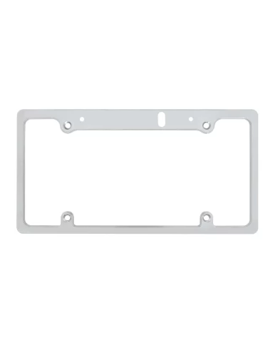 (BULK) CHROME DELUXE LICENSE PLATE FRAME (BULK) CHROME DELUXE LICENSE PLATE FRAME