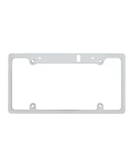 (BULK) CHROME DELUXE LICENSE PLATE FRAME (BULK) CHROME DELUXE LICENSE PLATE FRAME