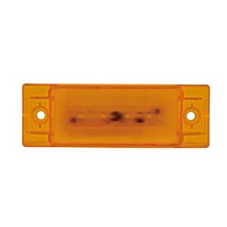 UP36976-16 LED Rectangular GloLight (Clearance/Marker) - Amber LED/Amber Lens