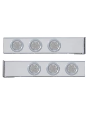 (2/BULK) CR. 2 PCS. REAR LIGHT BAR W/ SIX 7 LED 4" CLEAR LENS ECONOMY LIGHT W/ BEZEL - 4 HOLE FLANGE MOUNT (2/BULK) CR. 2 PCS. REAR LIGHT BAR W/ SIX 7 LED 4" CLEAR LENS ECONOMY LIGHT W/ BEZEL - 4 HOLE FLANGE MOUNT