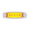UP36980-16 LED Rectangular GloLight With Bezel (Clearance/Marker) - Amber LED/Amber Lens