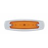 UP36980-16 LED Rectangular GloLight With Bezel (Clearance/Marker) - Amber LED/Amber Lens