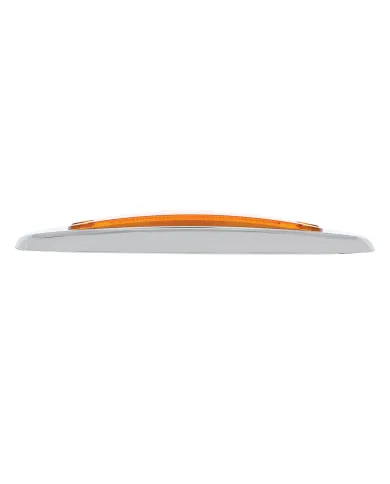 UP36980-16 LED Rectangular GloLight With Bezel (Clearance/Marker) - Amber LED/Amber Lens