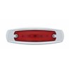 UP36981-16 LED Rectangular GloLight With Bezel (Clearance/Marker) - Red LED/Red Lens