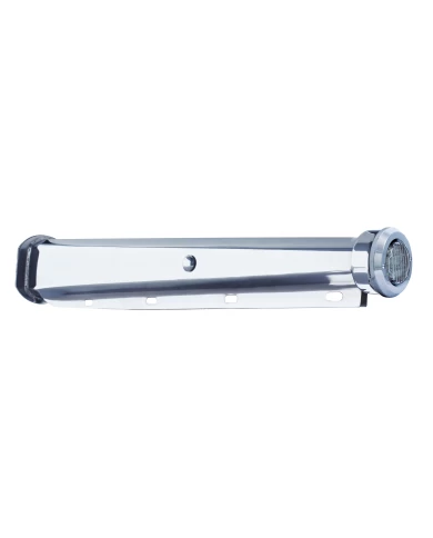 (2/BULK) 30" CR. SPRING LOADED MUD FLAP HANGER 2 1/2" BOLT CENTER WITH 2" 9 LED END CAP WITH BEZEL - AMBER LED / CLEAR LENS (2/BULK) 30" CR. SPRING LOADED MUD FLAP HANGER 2 1/2" BOLT CENTER WITH 2" 9 LED END CAP WITH BEZEL - AMBER LED / CLEAR LENS