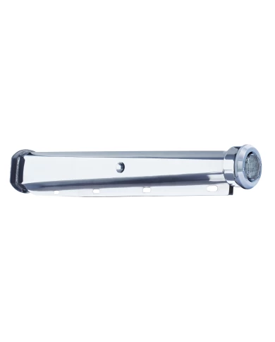(2/BULK) 30" CR. SPRING LOADED MUD FLAP HANGER 2 1/2" BOLT CENTER WITH 2" 9 LED END CAP WITH BEZEL - RED LED / CLEAR LENS (2/BULK) 30" CR. SPRING LOADED MUD FLAP HANGER 2 1/2" BOLT CENTER WITH 2" 9 LED END CAP WITH BEZEL - RED LED / CLEAR LENS