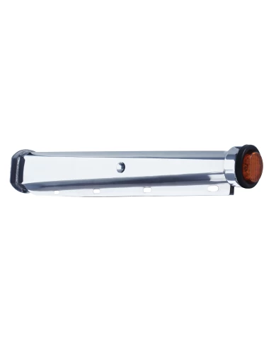 (2/BULK) 30" CR. SPRING LOADED MUD FLAP HANGER 2 1/2" BOLT CENTER WITH 2" 9 LED END CAP WITH GROMMET - AMBER LED / AMBER LENS (2/BULK) 30" CR. SPRING LOADED MUD FLAP HANGER 2 1/2" BOLT CENTER WITH 2" 9 LED END CAP WITH GROMMET - AMBER LED / AMBER LENS