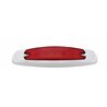UP36981-16 LED Rectangular GloLight With Bezel (Clearance/Marker) - Red LED/Red Lens