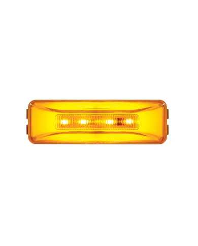 UP36992-10 LED Rectangular GloLight (Clearance/Marker) - Amber LED/Amber Lens