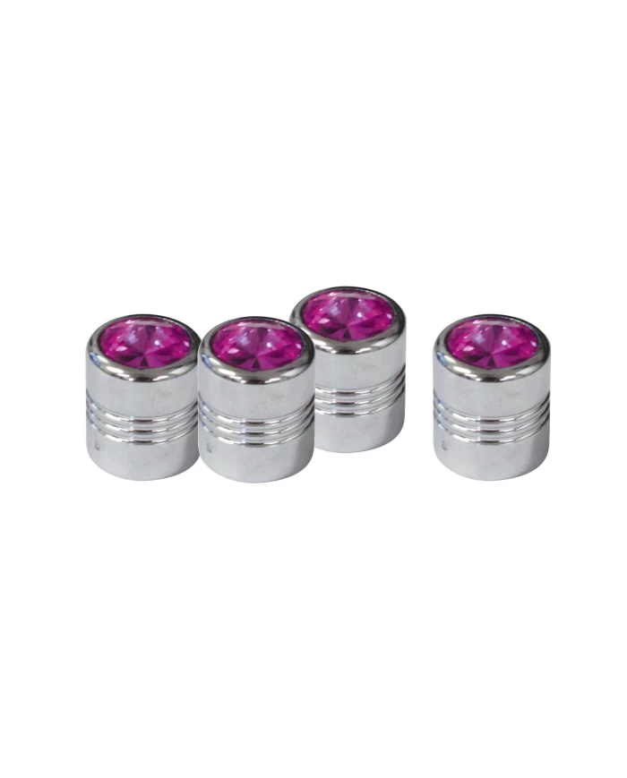 (4/CARD) DIAMOND VALVE CAPS - PURPLE (4/CARD) DIAMOND VALVE CAPS - PURPLE