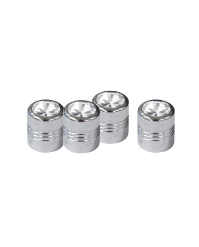 (4/CARD) DIAMOND VALVE CAPS - CLEAR (4/CARD) DIAMOND VALVE CAPS - CLEAR