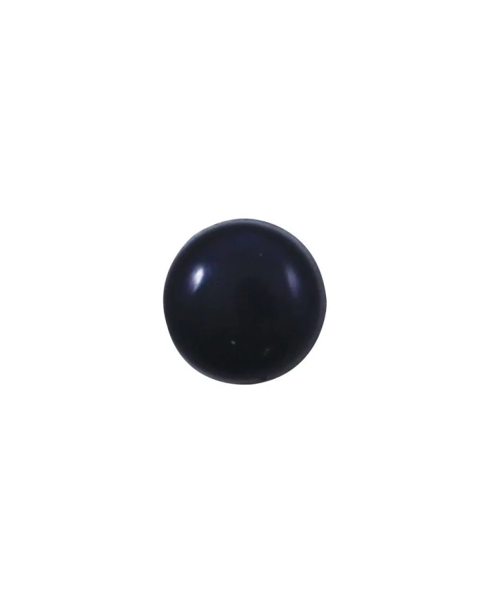 (10/CARD) BLACK PLASTIC SNAP-ON CAP - SIZE 6/8 SCREW