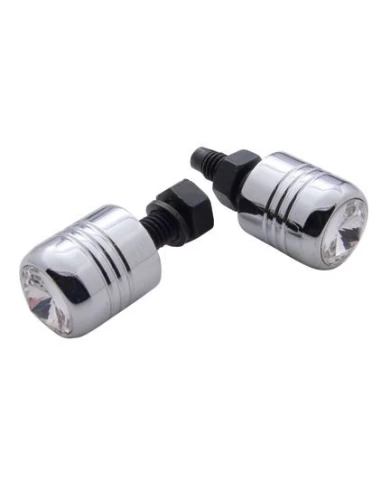 (2/CARD) CHROME LICENSE PLATE FASTENER W/ DIAMOND - CLEAR (2/CARD) CHROME LICENSE PLATE FASTENER W/ DIAMOND - CLEAR