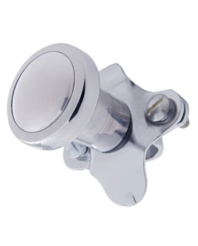 (CARD) POLISHED ALUMINUM HEAVY DUTY STEERING WHEEL SPINNER (CARD) POLISHED ALUMINUM HEAVY DUTY STEERING WHEEL SPINNER