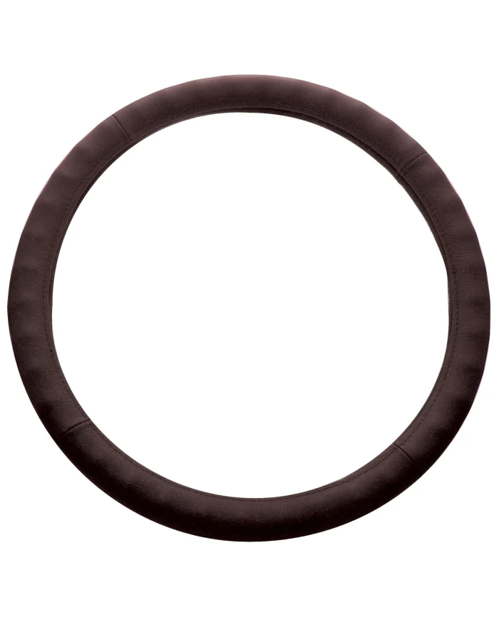 (BOX) 18" ENGINEERED LEATHER STEERING WHEEL COVER - BURGUNDY (BOX) 18" ENGINEERED LEATHER STEERING WHEEL COVER - BURGUNDY