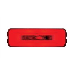UP36993-10 LED Rectangular GloLight (Clearance/Marker) - Red LED/Red Lens