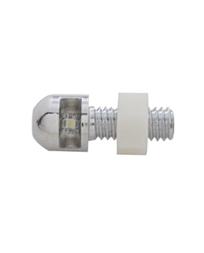 (2/CARD) SINGLE AMBER LED FASTENER W/ STAINLESS STEEL HOUSING (2/CARD) SINGLE AMBER LED FASTENER W/ STAINLESS STEEL HOUSING