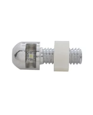 (2/CARD) SINGLE AMBER LED FASTENER W/ STAINLESS STEEL HOUSING (2/CARD) SINGLE AMBER LED FASTENER W/ STAINLESS STEEL HOUSING