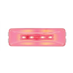 UP36995-10 LED Rectangular GloLight (Clearance/Marker) - Red LED/Clear Lens