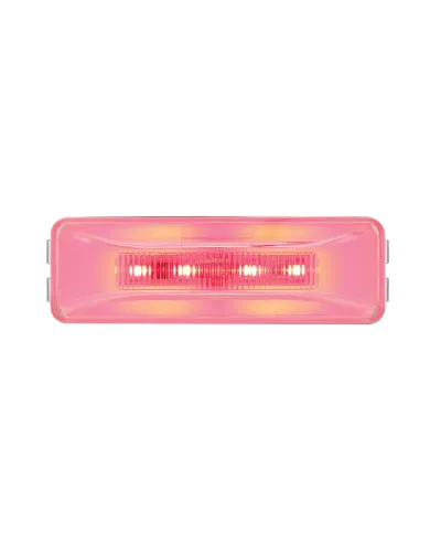 UP36995-10 LED Rectangular GloLight (Clearance/Marker) - Red LED/Clear Lens