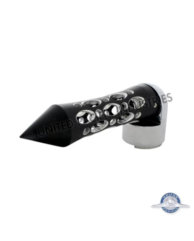 (BOX) BLACK "DAYTONA" SPIKE GEARSHIFT KNOB WITH MOUNTING ADAPTOR (BOX) BLACK "DAYTONA" SPIKE GEARSHIFT KNOB WITH MOUNTING ADAPTOR