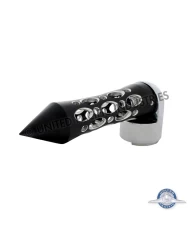 (BOX) BLACK "DAYTONA" SPIKE GEARSHIFT KNOB WITH MOUNTING ADAPTOR (BOX) BLACK "DAYTONA" SPIKE GEARSHIFT KNOB WITH MOUNTING ADAPTOR