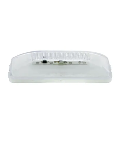 UP36995-10 LED Rectangular GloLight (Clearance/Marker) - Red LED/Clear Lens