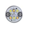 UP37000-6 LED 1" Warning Light - Split Color