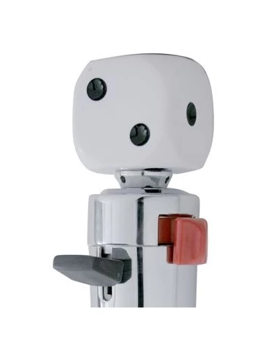 (BULK) WHITE DICE GEARSHIFT KNOB WITH MOUNTING ADAPTOR (BULK) WHITE DICE GEARSHIFT KNOB WITH MOUNTING ADAPTOR