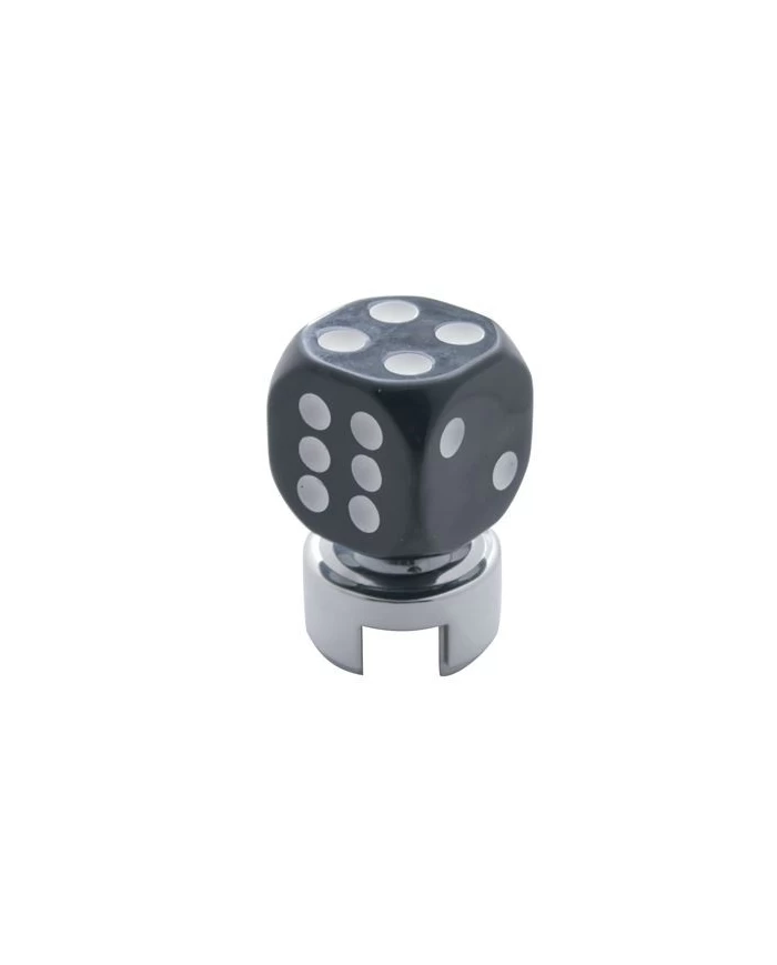 (BULK) BLACK DICE GEARSHIFT KNOB WITH MOUNTING ADAPTOR