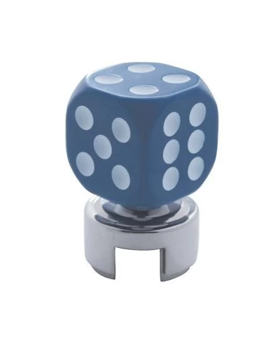 (BULK) BLUE DICE GEARSHIFT KNOB WITH MOUNTING ADAPTOR (BULK) BLUE DICE GEARSHIFT KNOB WITH MOUNTING ADAPTOR