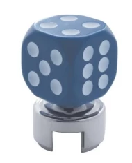 (BULK) BLUE DICE GEARSHIFT KNOB WITH MOUNTING ADAPTOR