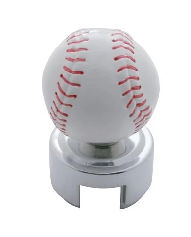 (BULK) BASEBALL GEARSHIFT KNOB WITH MOUNTING ADAPTOR (BULK) BASEBALL GEARSHIFT KNOB WITH MOUNTING ADAPTOR