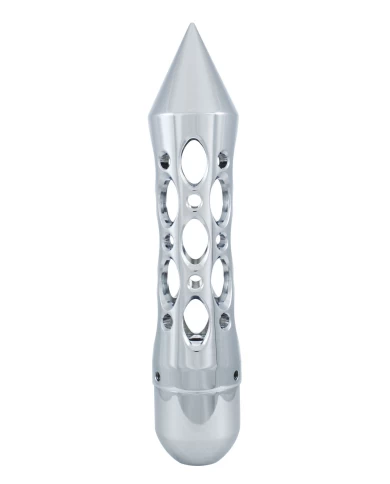 (BULK) CHROME "DAYTONA" SHIFT KNOB WITH ALUMINUM SHIFT KNOB ADAPTOR (BULK) CHROME "DAYTONA" SHIFT KNOB WITH ALUMINUM SHIFT KNOB ADAPTOR