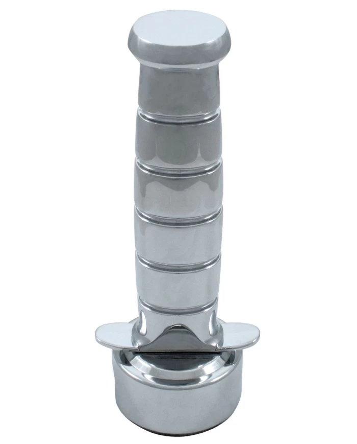 (BOX) CHROME 13/15/18 Speed "U.S.M.C. FIGHTING KNIFE" SHIFT KNOB WITH ADAPTOR