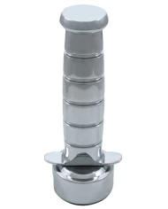 (BOX) CHROME 13/15/18 Speed "U.S.M.C. FIGHTING KNIFE" SHIFT KNOB WITH ADAPTOR