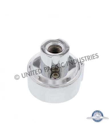 (BULK) CHROME 1" TOP LED GEARSHIFT MOUNTING ADAPTOR FOR EATON-FULLER 9 SPEED SHIFTERS