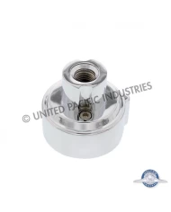 (BULK) CHROME 1" TOP LED GEARSHIFT MOUNTING ADAPTOR FOR EATON-FULLER 9 SPEED SHIFTERS