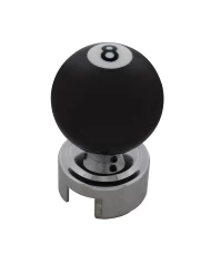 (CARD) BLACK "8" POOL BALL SHIFT KNOB FOR 13/15/18 SPEED SHIFTERS