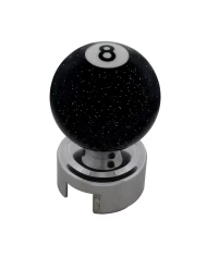 (CARD) GLITTER "8" POOL BALL SHIFT KNOB FOR 13/15/18 SPEED SHIFTERS