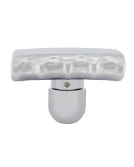 (CARD) CHROME T SHIFT KNOB WITH MOUNTING ADAPTOR (CARD) CHROME T SHIFT KNOB WITH MOUNTING ADAPTOR